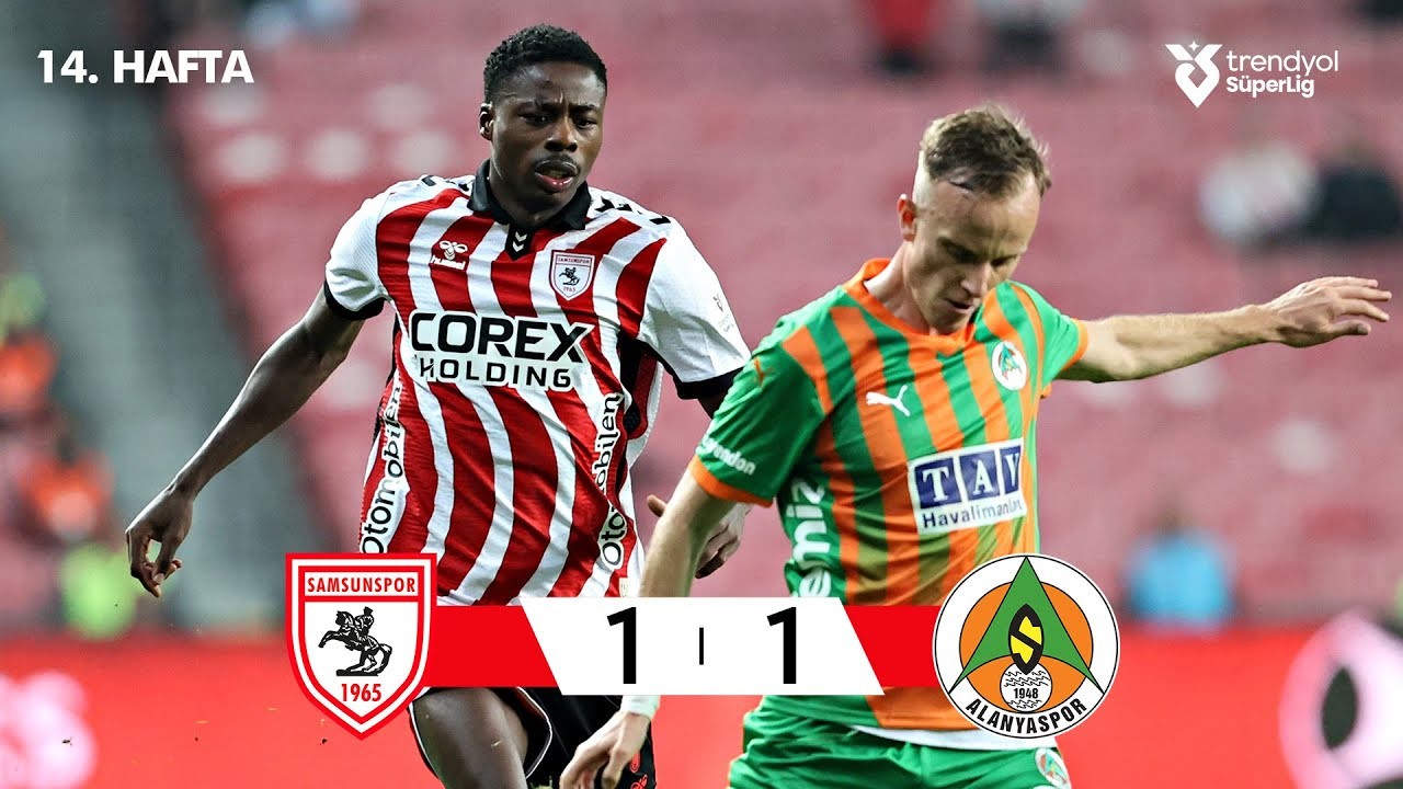 #ไฮไลท์ฟุตบอล [ ซัมซั่นสปอร์ 1 - 1 อลันยาสปอร์ ] ตุรกี ซุปเปอร์ลีก 2025/2.12.68