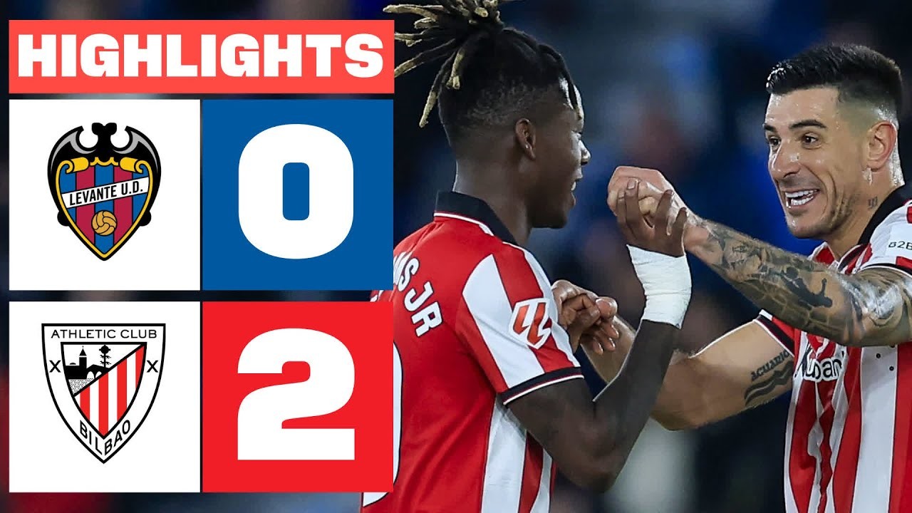 #ไฮไลท์ฟุตบอล [ เลบานเต้ 0 - 2 แอธเลติก บิลเบา ] ลาลีก้า สเปน 2025/30.11.68